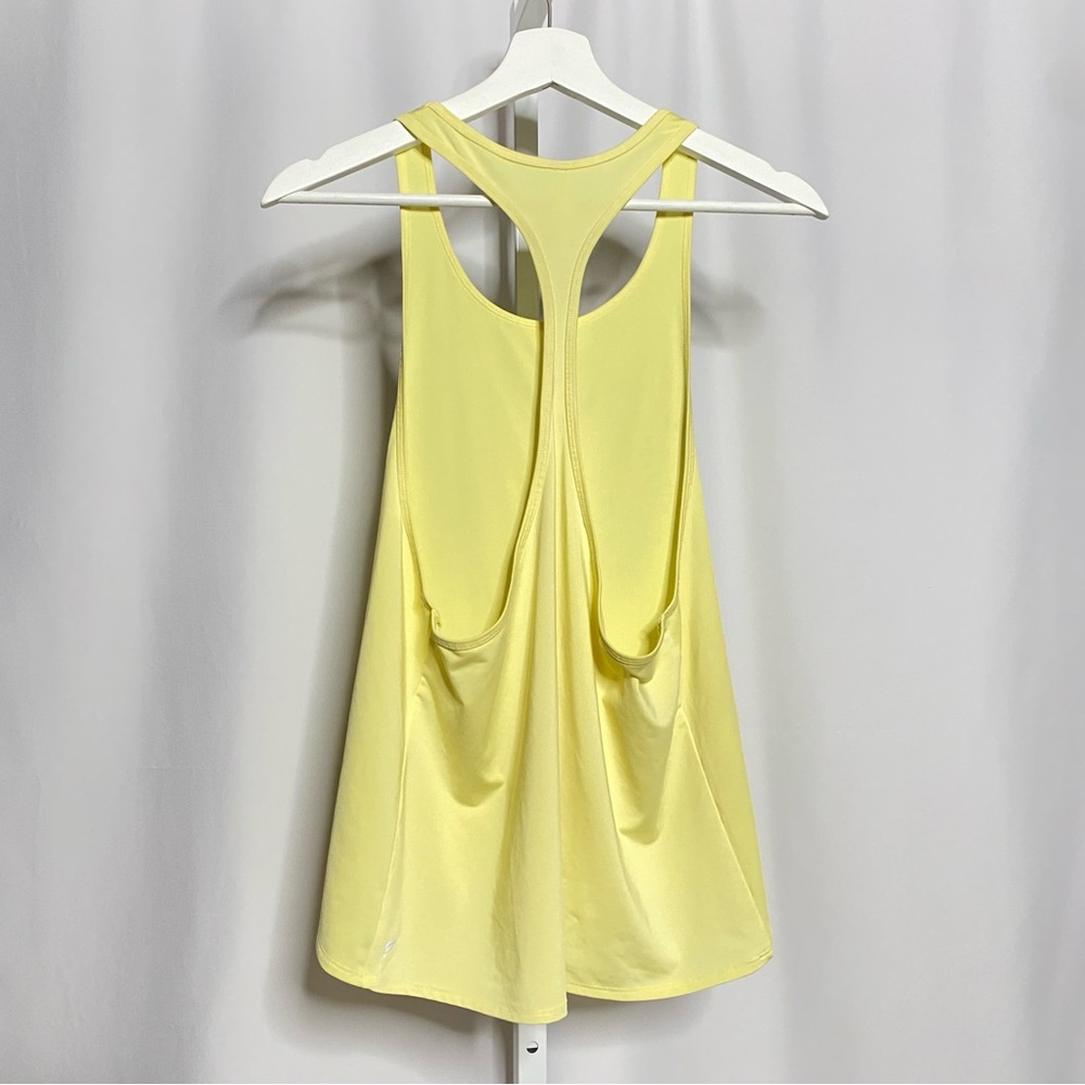 Fabletics Yellow Racerback Workout Tank Top • XS - Picture 4 of 4